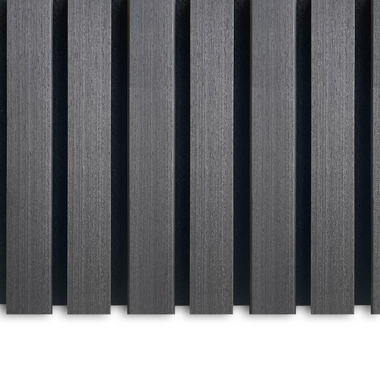 AkuPanel Antrasitt-Tre | 240 cm x 60 cm | 3-sidig ekte trefinér
